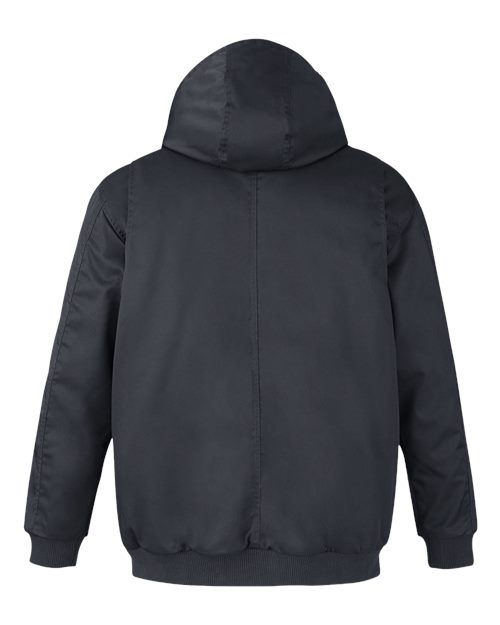 Unisex Tall ClimaBloc® Heavyweight Hooded Full-Zip Jacket — Dark Charcoal