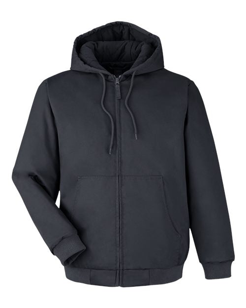 Unisex Tall ClimaBloc® Heavyweight Hooded Full-Zip Jacket — Dark Charcoal