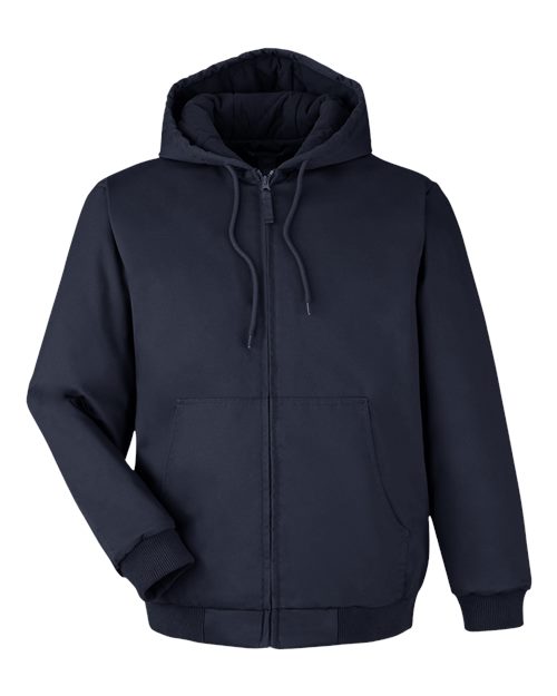 Unisex Tall ClimaBloc® Heavyweight Hooded Full-Zip Jacket — Dark Navy