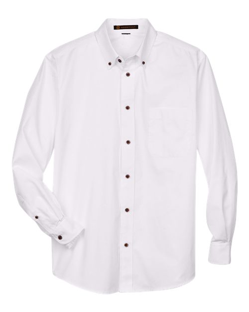 Men's Tall Easy Blend™ Twill Dress Shirt — White