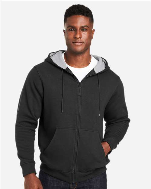 Unisex ClimaBloc™ Lined Heavyweight Hooded Sweatshirt — Black