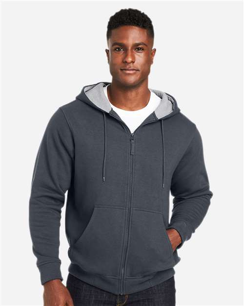 Unisex ClimaBloc™ Lined Heavyweight Hooded Sweatshirt — Dark Charcoal