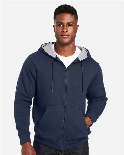 Unisex ClimaBloc™ Lined Heavyweight Hooded Sweatshirt — Dark Navy