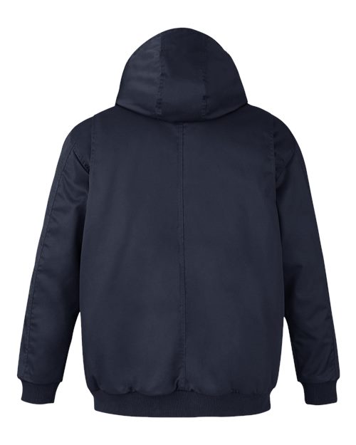 Unisex ClimaBloc® Heavyweight Hooded Full-Zip Jacket — Dark Navy