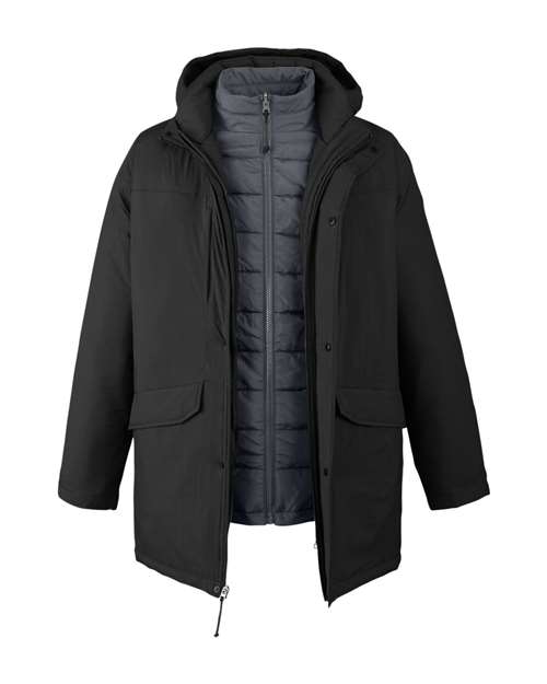 Men's Inspire 3-in-1 Jacket with Insulated Liner — Black/ Carbon