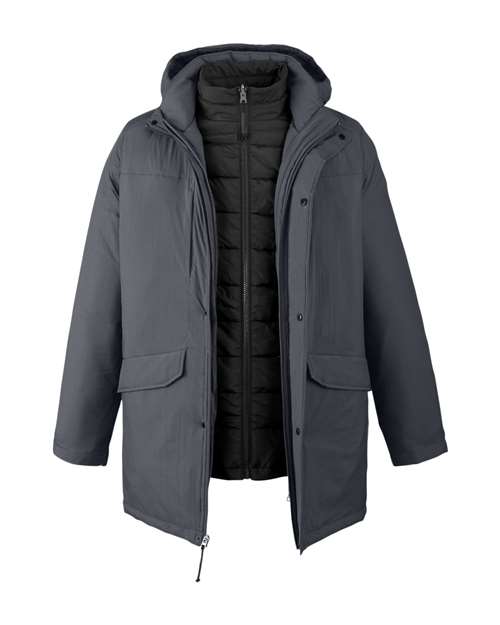 Men's Inspire 3-in-1 Jacket with Insulated Liner — Carbon/ Black