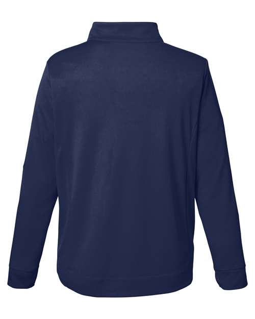Men's Market Snag Protect Mesh Colorblock Quarter-Zip Pullover — Classic Navy Heather/ Carbon