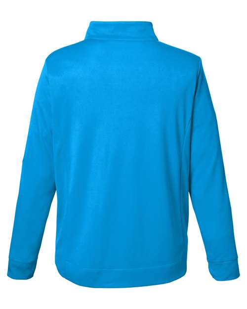 Men's Market Snag Protect Mesh Colorblock Quarter-Zip Pullover — Electric Blue/ Carbon