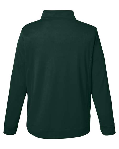 Men's Market Snag Protect Mesh Colorblock Quarter-Zip Pullover — Forest/ Carbon