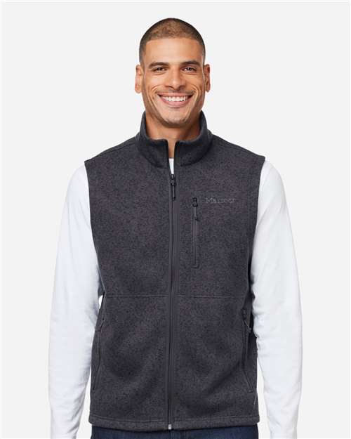 Men's Drop Line Vest — Black Heather