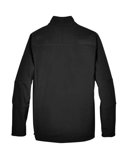 Men's Three Layer Fleece Bonded Shell Technical Jacket — Black