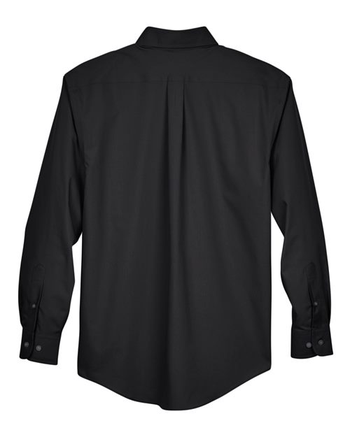 Men's Crown Collection® Broadcloth Woven Dress Shirt — Black