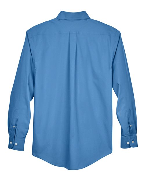 Men's Crown Collection® Broadcloth Woven Dress Shirt — French Blue