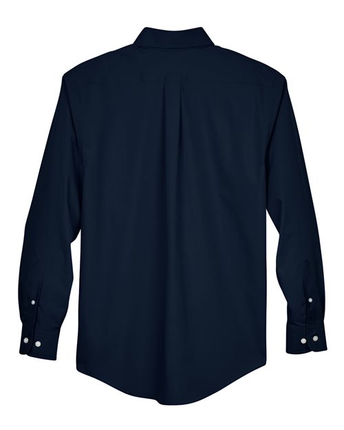 Men's Crown Collection® Broadcloth Woven Dress Shirt — Navy