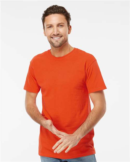 Men's Gold Soft Touch T-Shirt — Burnt Orange