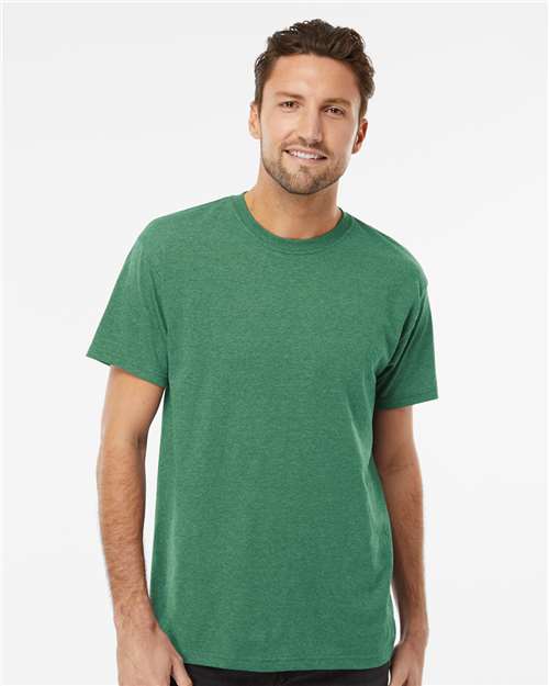 Men's Gold Soft Touch T-Shirt — Heather Kelly Green