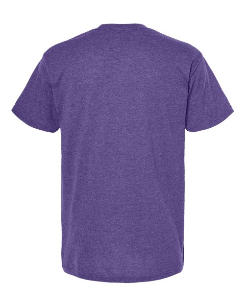 Men's Gold Soft Touch T-Shirt — Heather Purple