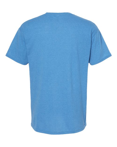 Men's Gold Soft Touch T-Shirt — Heather Turquoise