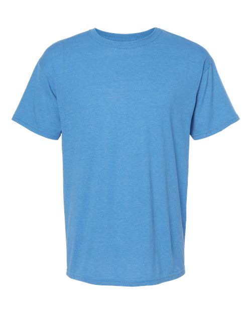 Men's Gold Soft Touch T-Shirt — Heather Turquoise
