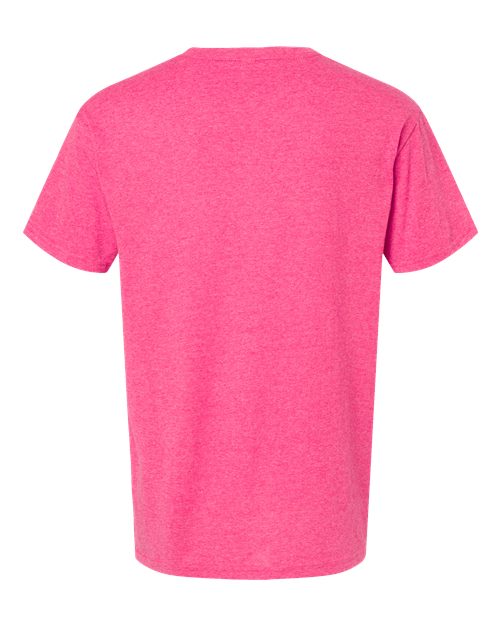 Men's Gold Soft Touch T-Shirt — Neon Pink
