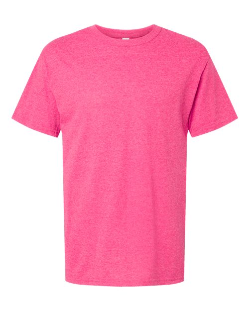 Men's Gold Soft Touch T-Shirt — Neon Pink
