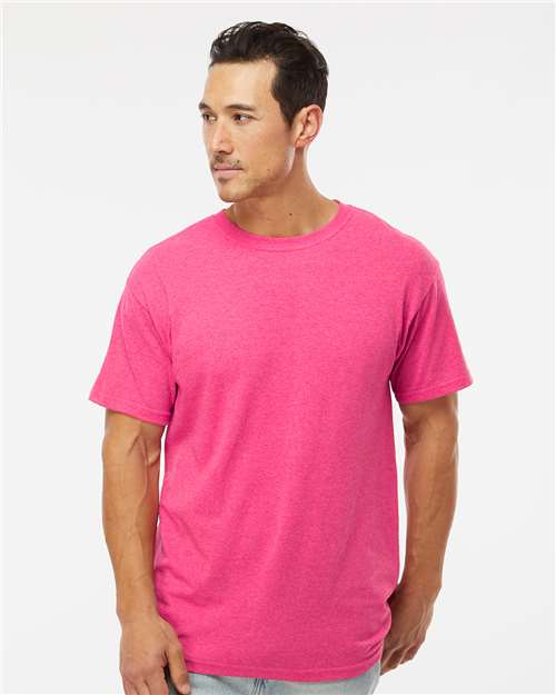 Men's Gold Soft Touch T-Shirt — Neon Pink
