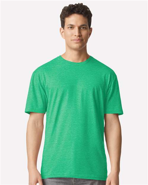 Unisex Light Cotton T-Shirt — Heather Irish Green