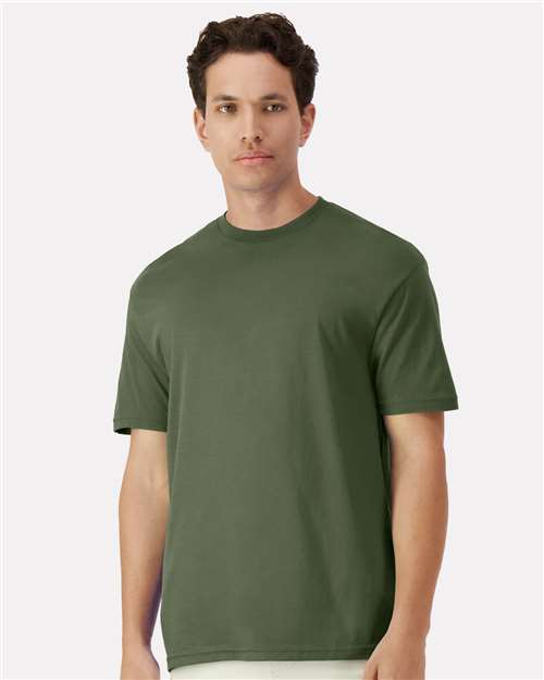 Unisex Light Cotton T-Shirt — Military Green