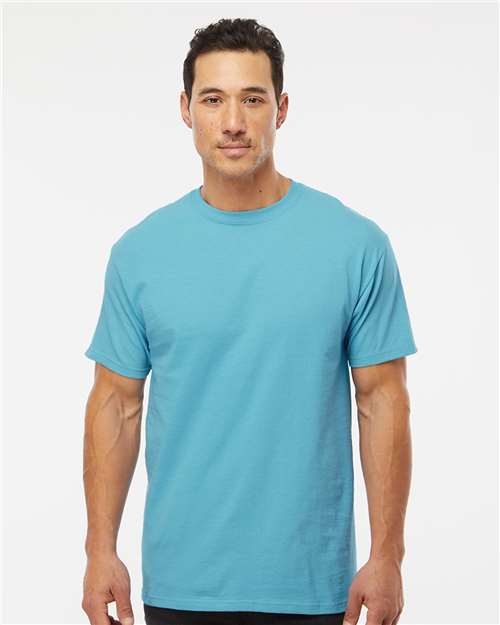 Men's Gold Soft Touch T-Shirt — Diving Blue