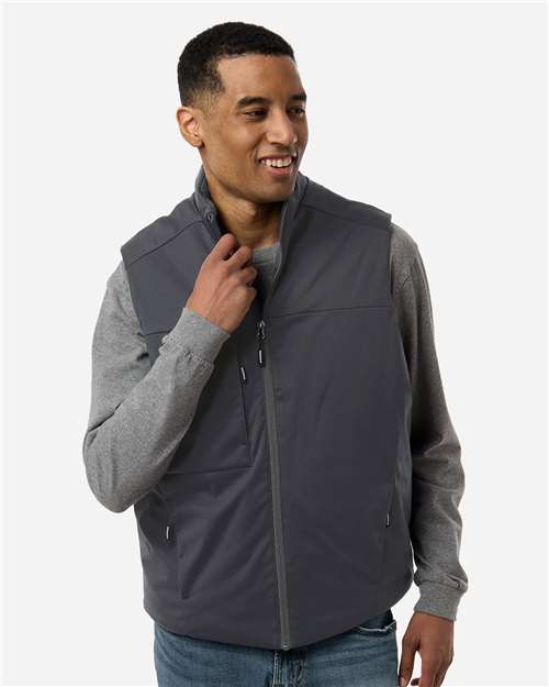 Unisex Techno Lite Flat-Fill Insulated Vest — Carbon