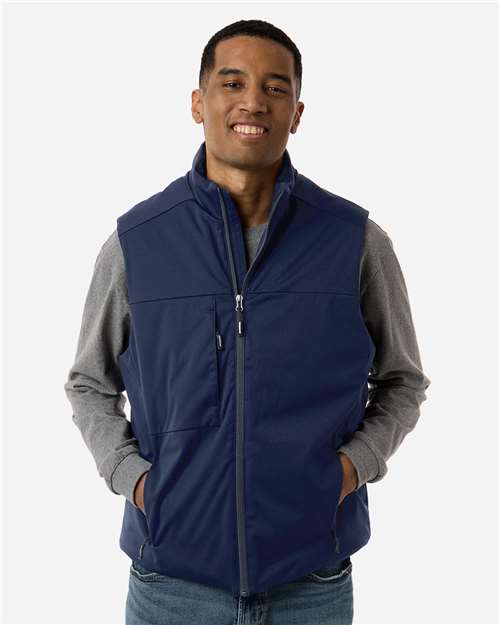 Unisex Techno Lite Flat-Fill Insulated Vest — Classic Navy