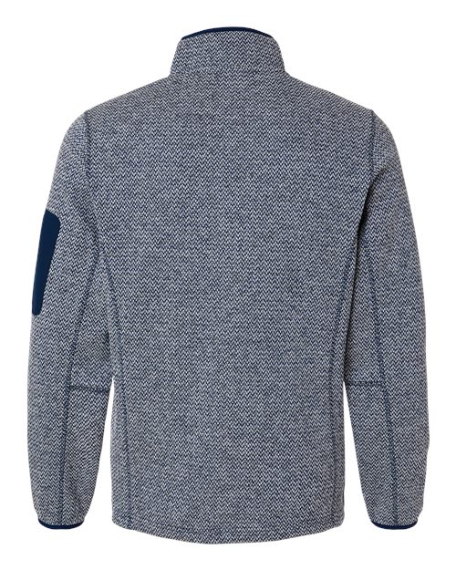 Men's Jasper Full-Zip Fleece Jacket — Classic Navy/ White