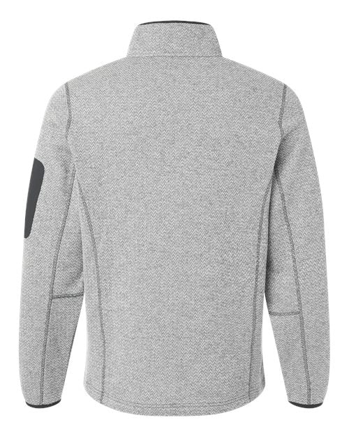 Men's Jasper Full-Zip Fleece Jacket — Grey/ White