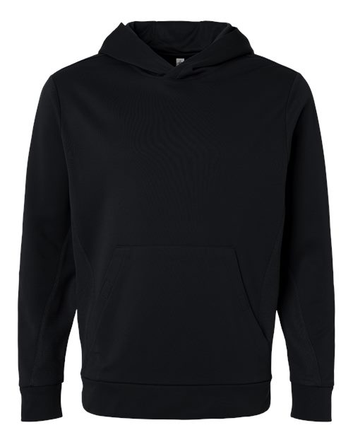 Unisex Squad Hooded Tech Fleece Pullover — Black