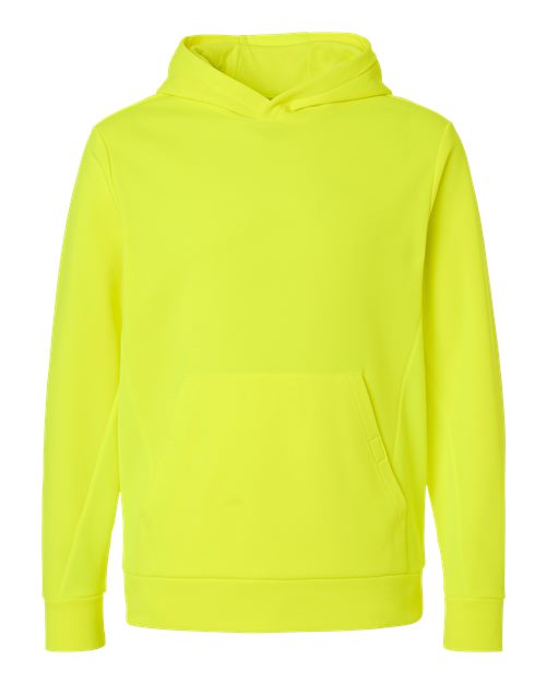 Unisex Squad Hooded Tech Fleece Pullover — Safety Yellow