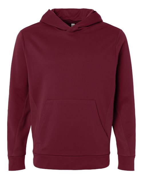 Unisex Squad Hooded Tech Fleece Pullover — Sport Maroon