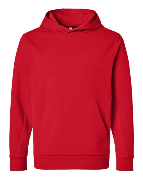Unisex Squad Hooded Tech Fleece Pullover — Sport Red