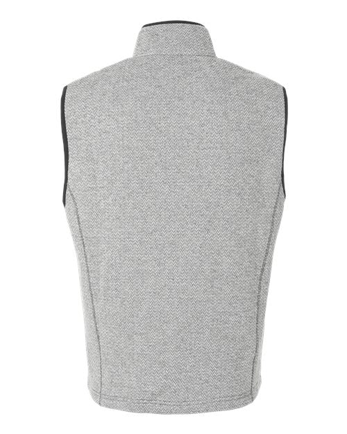 Men's Jasper Jacquard Fleece Vest — Grey/ White