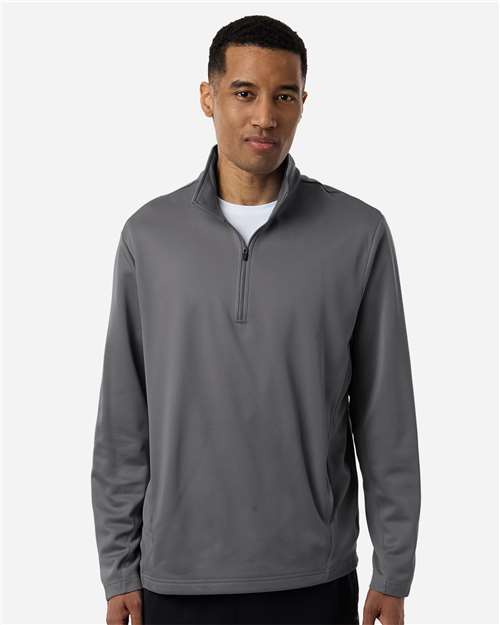 Unisex Squad Cadet Quarter-Zip Tech Fleece Pullover — Sport Graphite