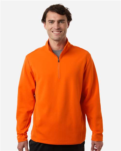 Unisex Squad Cadet Quarter-Zip Tech Fleece Pullover — Sport Orange