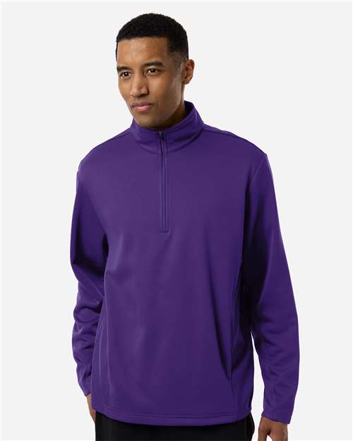 Unisex Squad Cadet Quarter-Zip Tech Fleece Pullover — Sport Purple