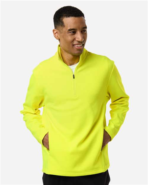 Unisex Squad Cadet Quarter-Zip Tech Fleece Pullover — Safety Yellow