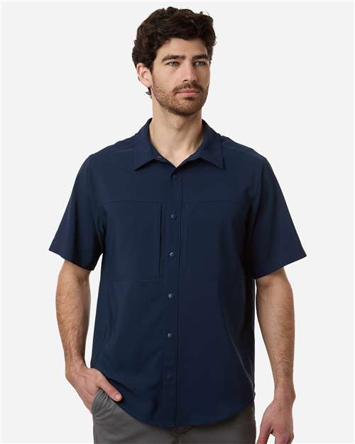 Men's UltraUVP Shoreline Short Sleeve Staff Shirt — Classic Navy