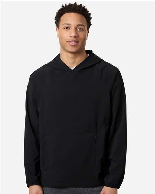 Men's UltraUVP Shoreline Long Sleeve Hooded Pullover — Black