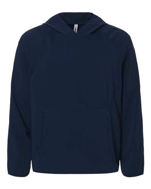 Men's UltraUVP Shoreline Long Sleeve Hooded Pullover — Classic Navy