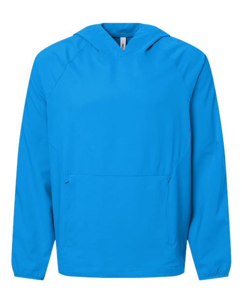 Men's UltraUVP Shoreline Long Sleeve Hooded Pullover — Electric Blue