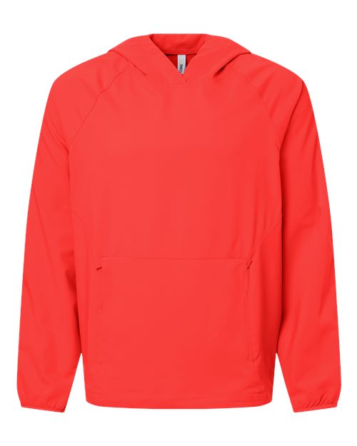 Men's UltraUVP Shoreline Long Sleeve Hooded Pullover — Marina Red