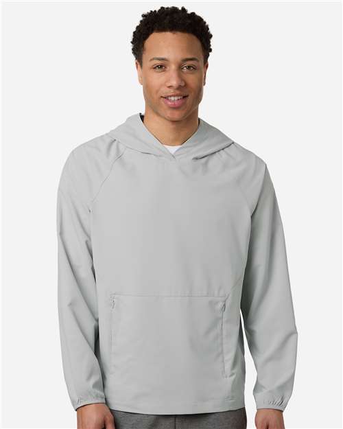 Men's UltraUVP Shoreline Long Sleeve Hooded Pullover — Platinum