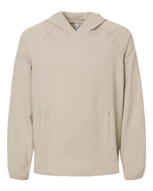 Men's UltraUVP Shoreline Long Sleeve Hooded Pullover — Stone