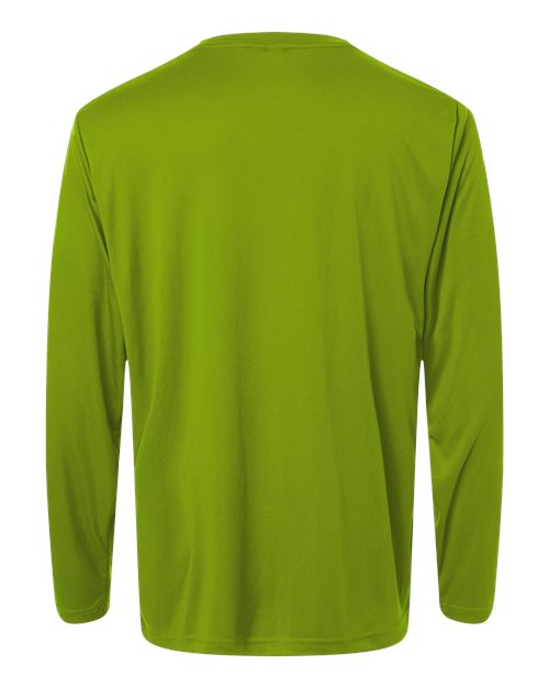 Unisex Capital Long Sleeve Performance T-Shirt — Acid Green